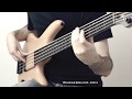 Fretless funky bass groove 