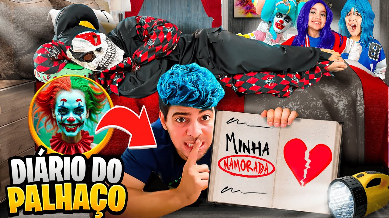ENCONTREI O DIÁRIO SECRETO DOS PALHAÇOS DA DARKWEB E NÃO ACREDITEI NO QUE VI!!