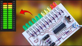 Anyone can build it | Simple 11-LED audio display #cbzproject