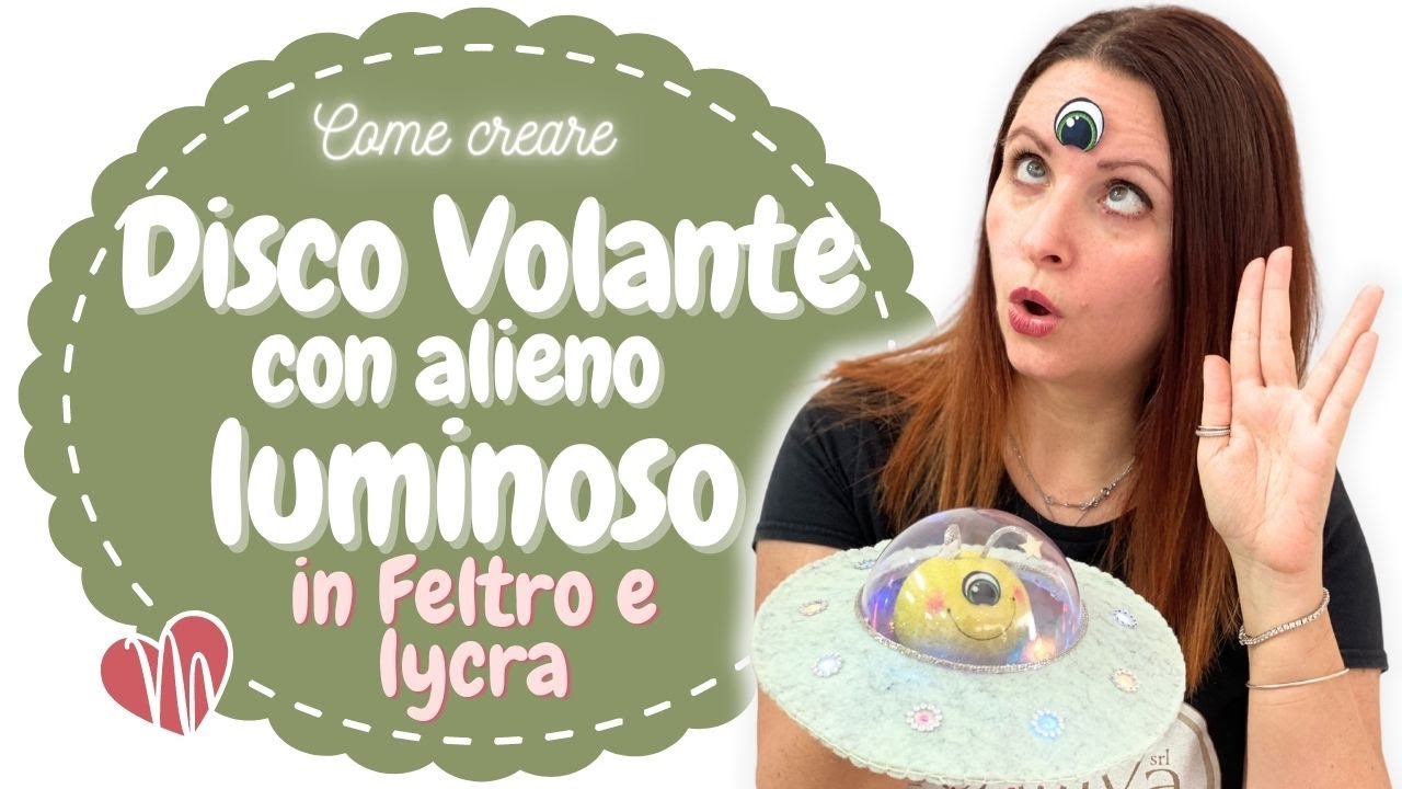 ELLU Toppa Ricamata A Forma Di Disco Volante Arcobaleno 9x6,1 Cm, Da Cucire O Stirare, Motivo UFO NASA Spaziale - 2