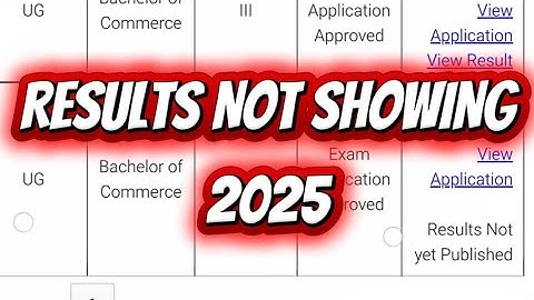 Uucms Results not yet published problem | Complete Solution ‘Results Not Showing’,uucms results 2025