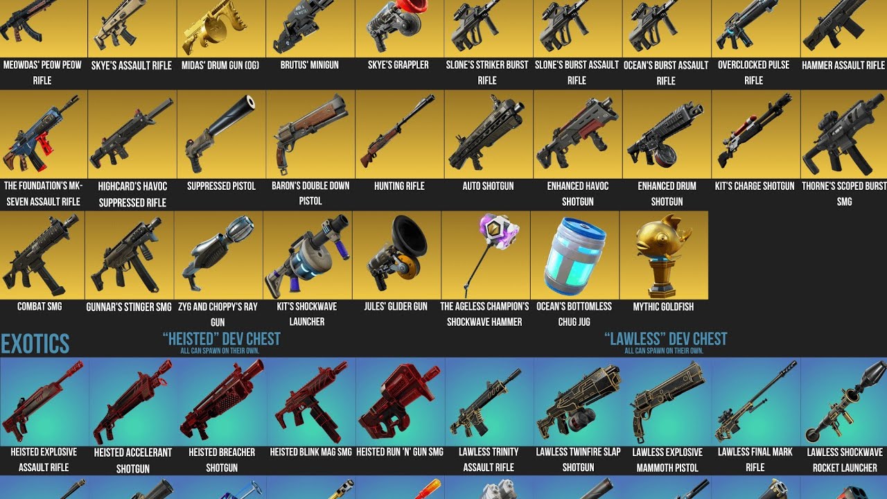 Fortnite OP Mythics & Exotics / 3