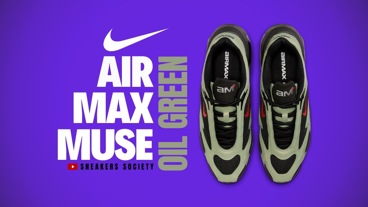 OIL GREEN 2025 Nike Air Max Muse | DETAILED LOOK + PRICE - YouTube