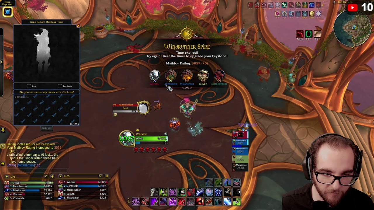 Running Blood DK in Mythic+ | WoW Midnight Beta Tank POV