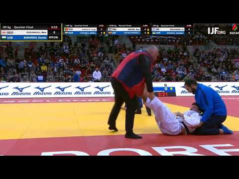 ბექა ღვინიაშვილმა უზბეკ მეტოქესთან შეხვედრისას გონება დაკარგა