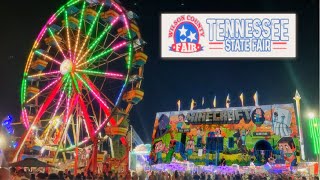 TENNESSEE STATE FAIR - WILSON COUNTY FAIR 2023 | Rides, Food, and Hog Races