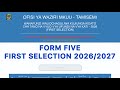 Jinsi Ya Kuangalia Selection Za Shule Na Vyuo Kwa Kidato Cha Tano 2026 
