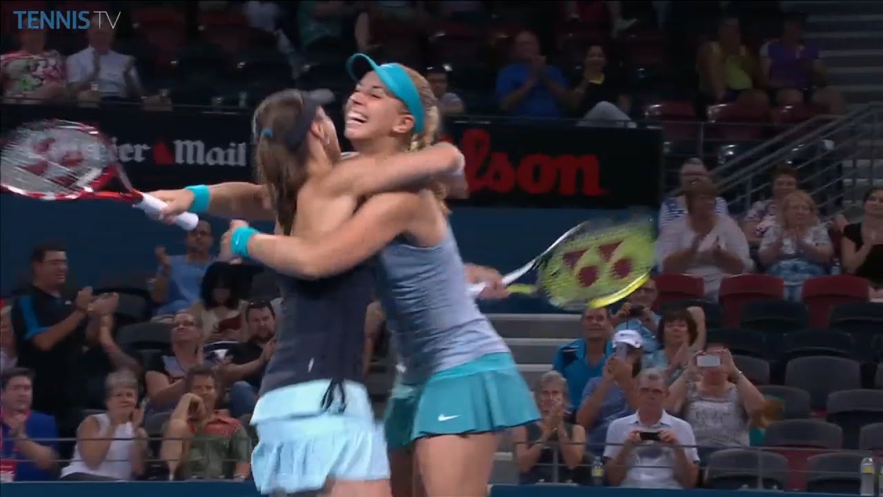 ⭐ Посвящение Сабине Лисицки при участии Мартины Хингис, Брисбен 2015 (The Best Of All Rounds) 💕🧡💗