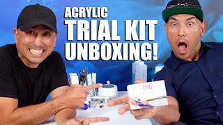 Young Nails Unboxing | Acrylic Trial Kit | How To Use Acrylic Powders