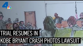 Trial Resumes in Lawsuit Over Kobe Bryant Crash Photos | NBCLA