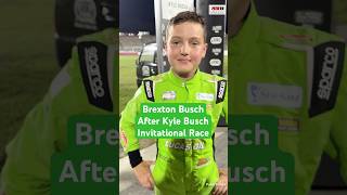 Brexton Busch Had Fun in Kyle Busch Invitational at Bowman Gray Stadium #Shorts