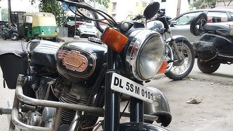 Royal enfield standard 350cc point setting.