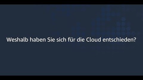 Wie verändert die Cloud den deutschen Mittelstand? (Folge 1/6)