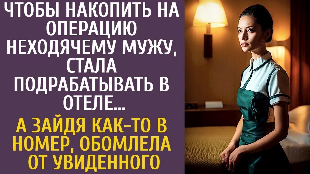 Чтобы накопить на операцию неходячему мужу, стала подрабатывать в отеле… А зайдя как то в номер