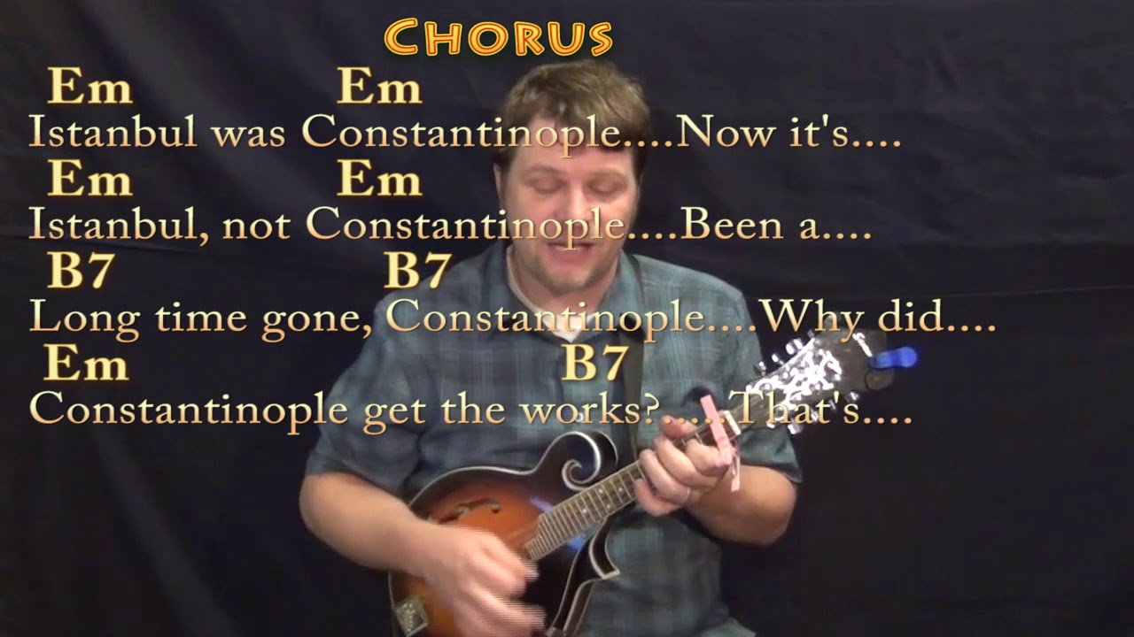 Istanbul (They Might Be Giants) Mandolin Cover Lesson with Chords