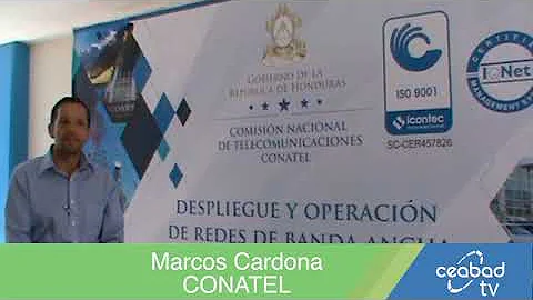 Marcos Cardona, CONATEL-Honduras