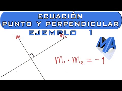 Video: Cómo Escribir La Ecuación De Una Perpendicular Que Cae De Un Punto A Una Línea