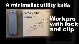 Workpro minimal EDC utility Knife