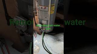 Removing hot water tank #pipelining #easy #shortsvideo #shortsfeed #water