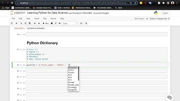 Python Dictionary: Part 1