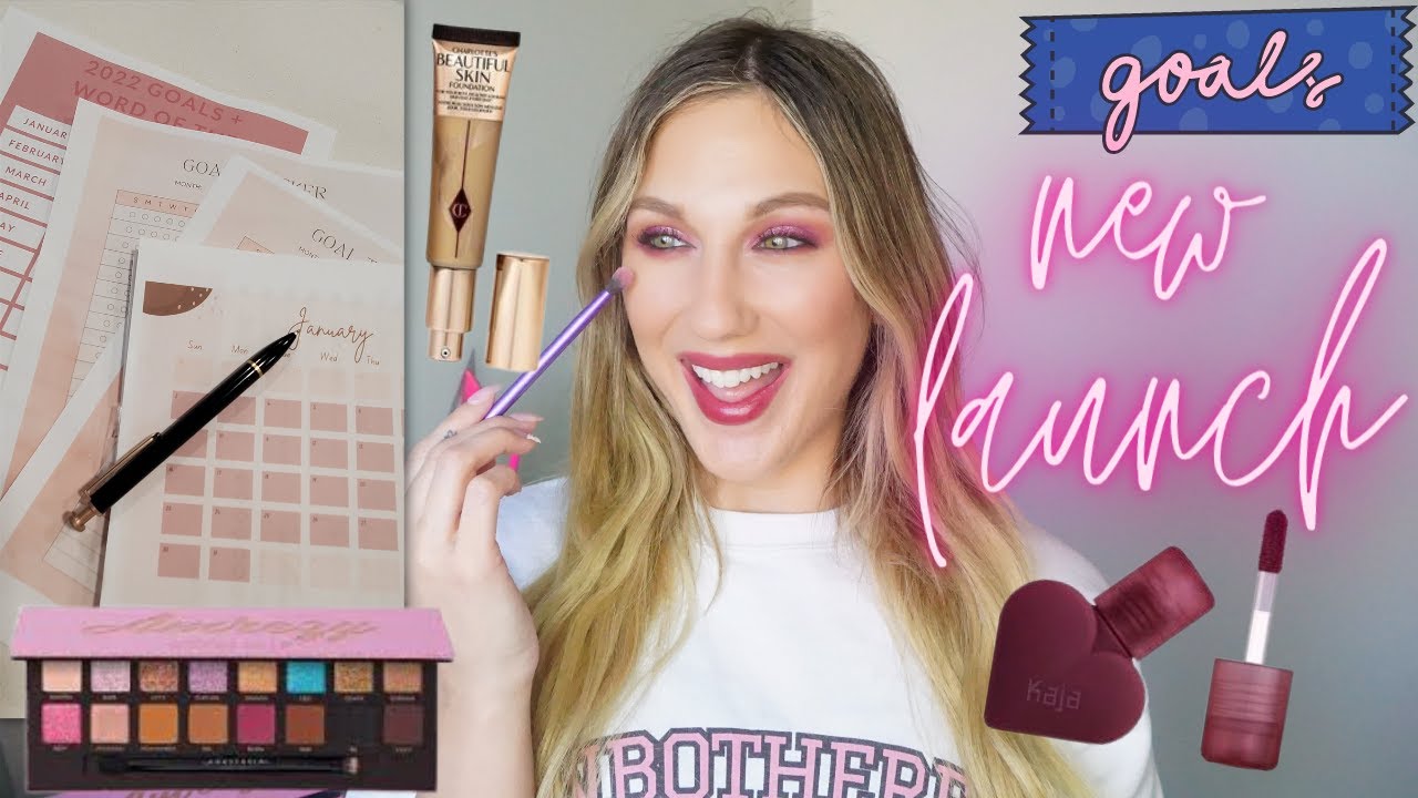 *NEW* BY SAMANTHA MARCH LAUNCH // GRWM WHILE I TALK ABOUT 2022 GOALS