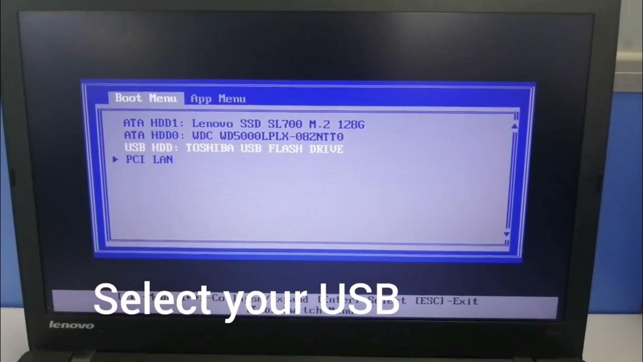 How to fix Lenovo boot from usb, F12 button not get into boot menu