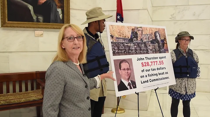 Susan Inman calls out Land Commissioner John Thurs...