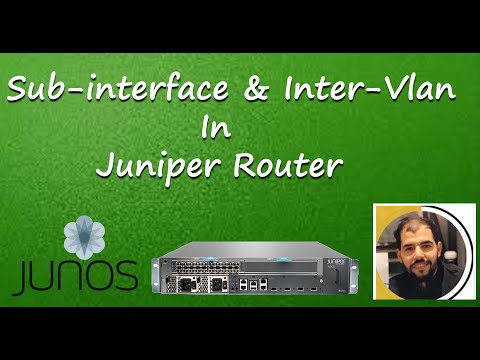 How To Configure Sub-Interface & Inter-Vlans in Juniper Router With Cisco Switch