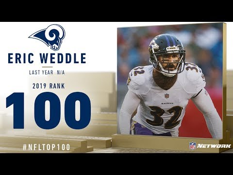 #100: Eric Weddle (S, Rams) | Top 100 Players of 2019 | NFL