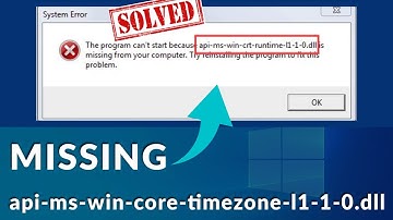 [Solved] api-ms-win-crt-runtime-l1-1-0.dll missing error