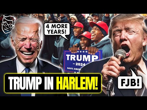 Trump STUNS World: Throws Surprise Campaign RALLY in Streets of HARLEM! Crowd ROARS NY Goes INSANE🔥