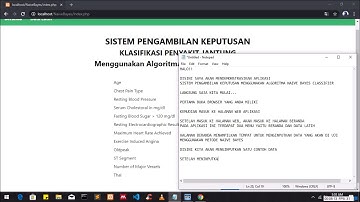 Klasifikasi Penyakit Jantung dengan Metode Naive Bayes