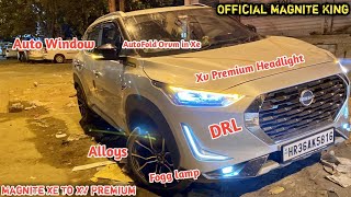 ? 2021 Nissan Magnite xe(base) Modified? Autofold mirror in xe? Drl? Fogg lamp?Xv Premium light