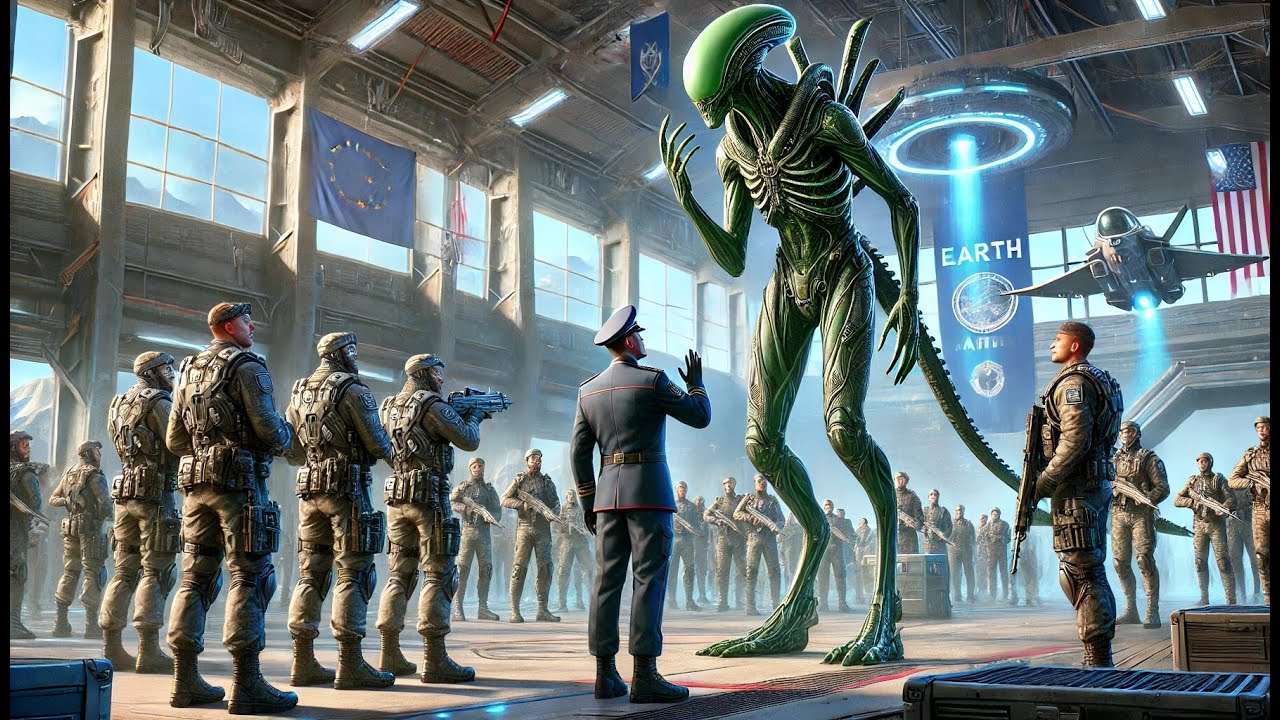 Alien Soldier's Terrifying Visit to Earth's Military Academy A Shock at ...
