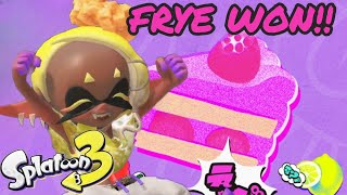 Frye WINS her first Splatfest!