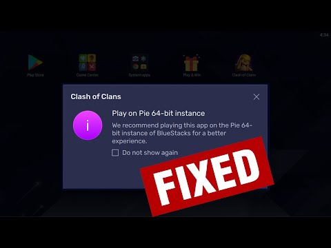 FIX - Play on Pie 64-bit instance of BlueStacks 5 | Nougat 32-bit to Pie 64-bit instance | COC Games