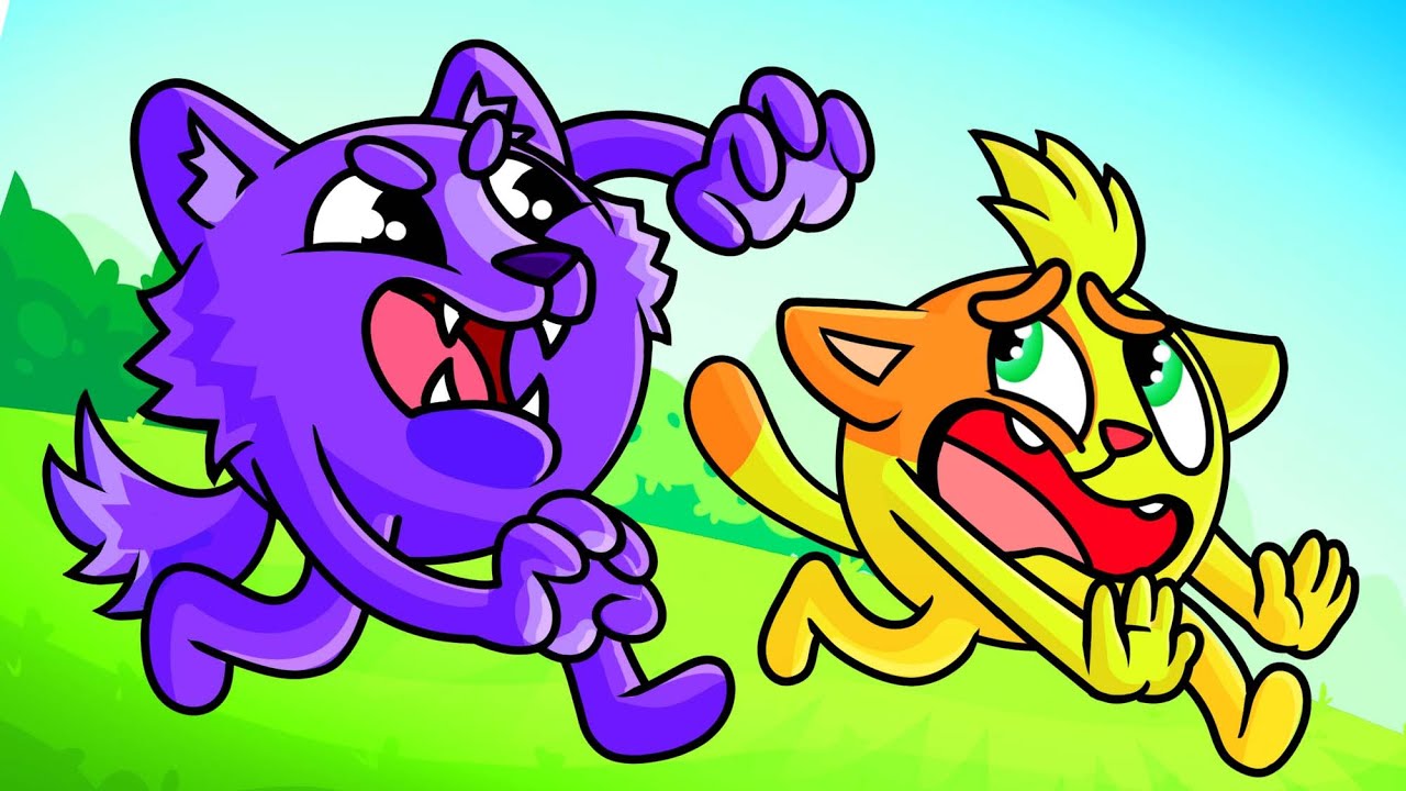 Big Gray Wolf Cartoon | Funny Kids Stories By Baby Zoo - YouTube