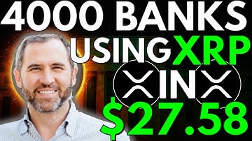 4000 BANKS TO BEGIN USING XRP IN DAYS!!