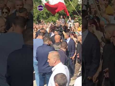 لحظة وصول الرئيس العماد ميشال عون الى كفردبيان