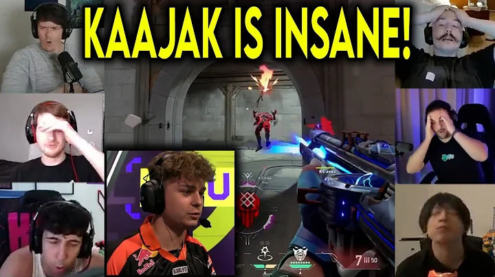 Valorant Streamers Reacts To FNC Kaajak Insane 4k CLUTCH Against Karmine Corp In VCT
