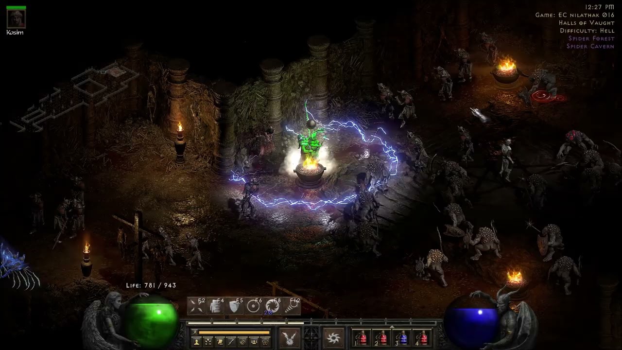 How to farm Nilathak with Nova Sorc ladder 9 Diablo 2 resurrected