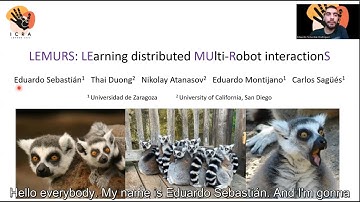 LEMURS: Learning Distributed Multi-robot Interactions - Presentation video