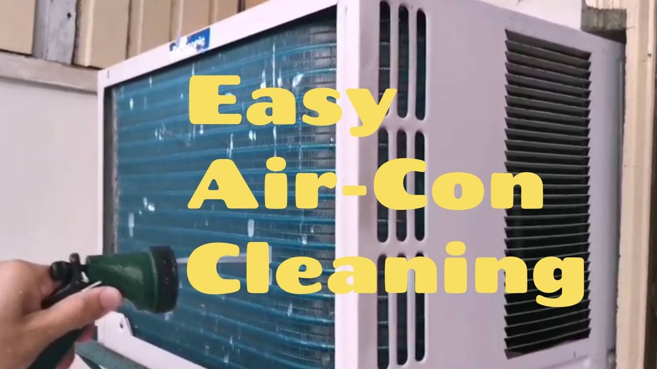 How to Clean Window Type Air Conditioner Quick and Easy YouTube