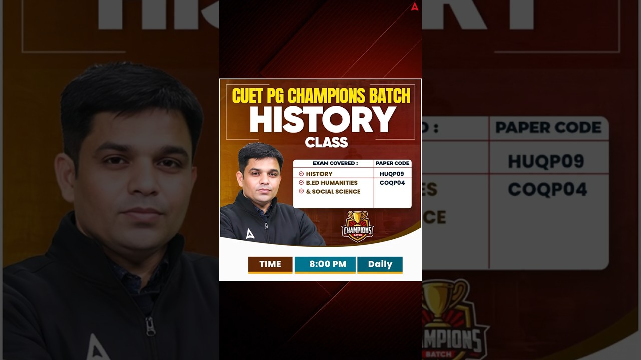 CUET PG 2026 | Champions Series Geography class today at 