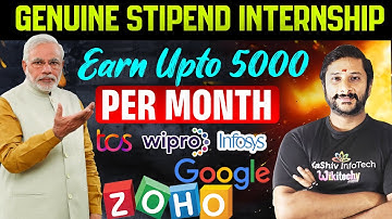 🤑மாசம் ரூ.5,000 வேணுமா?👌| PM Modi Internship Scheme 2025 | Genuine 🔥 stipend internship #internship