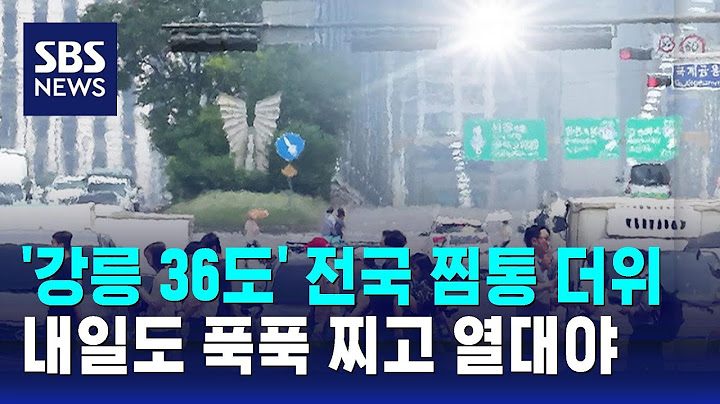 전국 대부분 폭염…곳곳 강한 소나기·열대야 / SBS