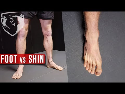 Foot or Shin? Roundhouse Kick with Which Part of the Leg? - YouTube