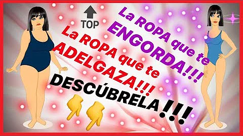 ¿Qué ropa adelgaza?