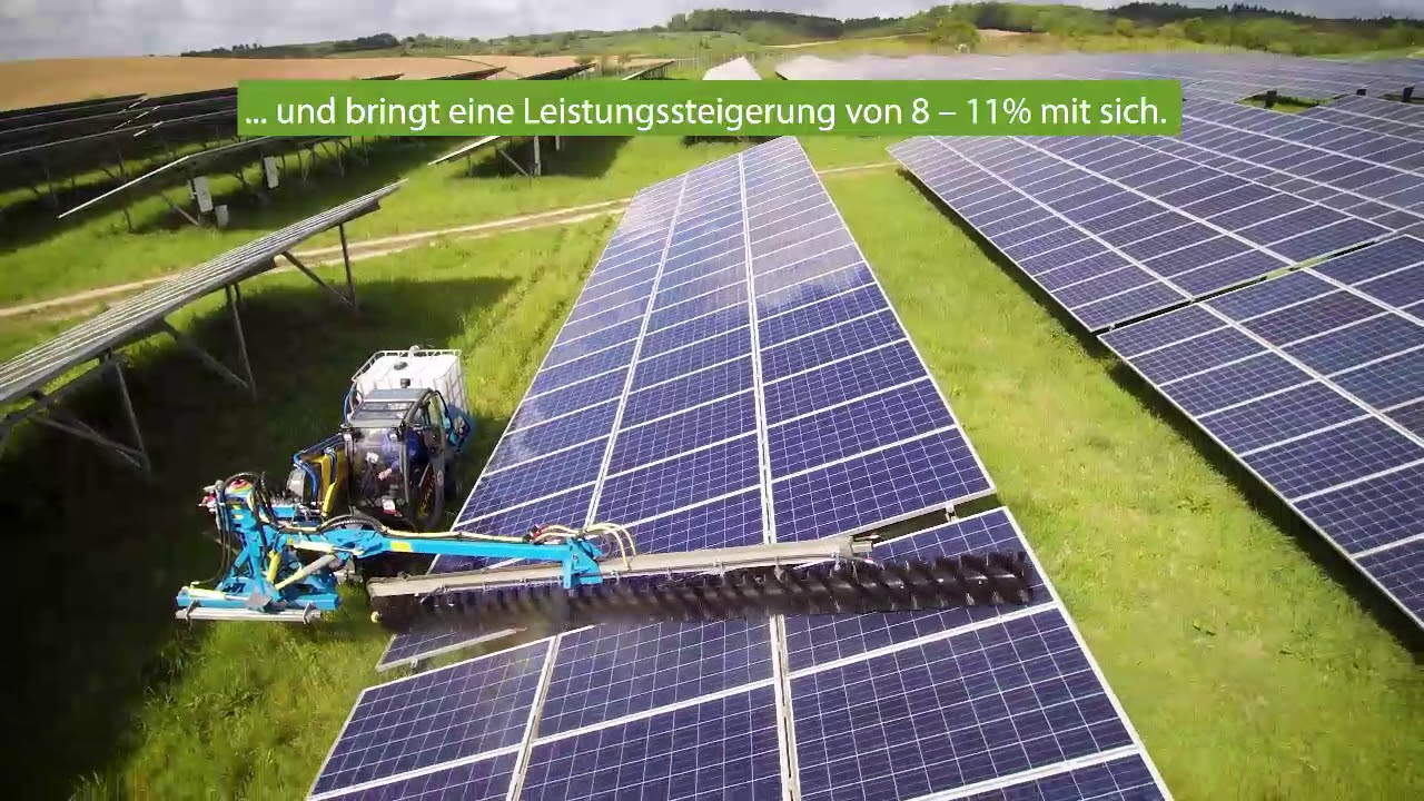 Solarparkreinigung Solarpark