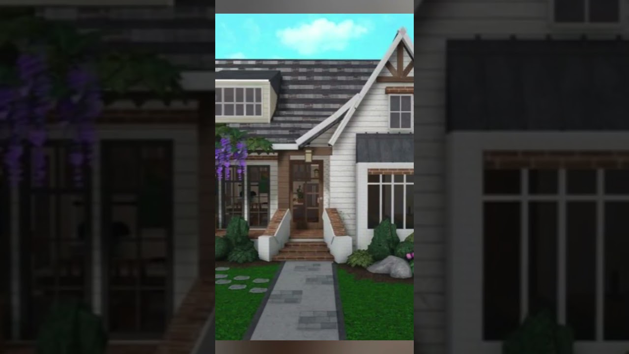 BLOXBURG: Minimalist Cozy Loft  house build | @roseybuildz #bloxburg #roblox #shorts #short